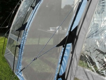                         PRZEDSIONEK UNIWERSALNY LEKKI DO PRZYCZEPY KEMPINGOWEJ • NAMIOT • OSŁONA • DASZEK • MARKIZA / WYMIARY 390 x 260 x 245 cm. / POWIERZCHNIA PODŁOGI - 10,1 m² - zdjęcie 5
                        