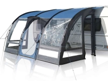                         PRZEDSIONEK UNIWERSALNY LEKKI DO PRZYCZEPY KEMPINGOWEJ • NAMIOT • OSŁONA • DASZEK • MARKIZA / WYMIARY 390 x 260 x 245 cm. / POWIERZCHNIA PODŁOGI - 10,1 m² - zdjęcie 1
                        