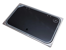                         KUCHENKA GAZOWA JEDNO-PALNIKOWA ZE ZLEWOZMYWAKIE Z PRAWEJ STRONY I POKRYWĄ Z HARTOWANEGO SZKŁA DO PRZYCZEPY KEMPINGOWEJ LUB KAMPERA - 2W1 / MATERIAŁ - STAL NIERDZEWNA A2 (AISI 304) + SZKŁO - zdjęcie 3
                        