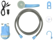                         PRYSZNIC TURYSTYCZNY • NATRYSKA TURYSTYCZNY KEMPINGOWY BEZPRZEWODOWY ZASILANY Z WEWNĘTRZNEGO AKUMULATORA 3,7V / ŁADOWANIE PRZEZ GNIAZDO USB - zdjęcie 4
                        