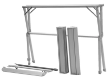                         STÓŁ TURYSTYCZNY KEMPINGOWY SKŁADANY Z ALUMINIUM / WIMIARY - 140 x 70 x 69 cm. / CIĘŻAR - 6,3 KG. - zdjęcie 3
                        