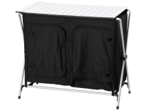                         SZAFKA KUCHENNA TURYSTYCZNA KEMPINGOWA SKŁADANA Z BLATEM ALUMINIOWYM I OSŁONĄ OD WIATRU NA KUCHENKĘ GAZOWĄ / WIMIARY - 87 x 50 x 80 cm. / CIĘŻAR - 7,5 KG. - zdjęcie 3
                        