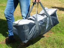                         DASZEK UNIWERSALNY ZE STELAŻEM PNEUMATYCZNYM TYPU EASY AIR DO PRZYCZEPY KEMPINOWEJ LUB KAMPERA • PRZEDSIONEK OTWARTY LEKKI DO POJAZDÓW KEMPINGOWYCH • NAMIOT • OSŁONA • MARKIZA / WYMIARY - 360 x 250 x 245 CM. / POWIERZCHNIA PODŁOGI - 9,0 m² - zdjęcie 5
                        