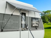                         MARKIZA UNIWERSALNA NAD PRZEDNIE LUB TYLNE OKNO ORAZ WEJŚCIE DO PRZYCZEPY KEMPINOWEJ • OSŁONA TERMICZNA • DASZEK / WYMIARY - 140 x 70 CM. / RÓŻNE SZEROKOŚCI - zdjęcie 3
                        