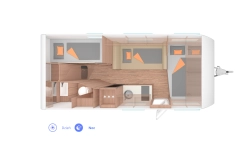                         2026 Weinsberg CaraCito 500 QDK / 1350 DMC / NOWA / Łóżko piętrowe - zdjęcie 3
                        