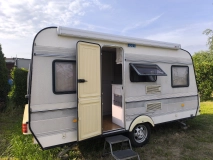                         Hobby 430 (1990 r.) – ogrzewanie gazowe i elektryczne | Markiza + namiot | DMC 1050 kg - zdjęcie 13
                        