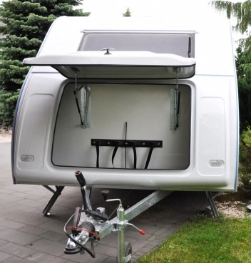                         Nowa 2020 Przyczepa Kempingowa NIEWIADÓW 4 osobowa Toaleta Prysznic Kuchnia DMC 1000 kg - zdjęcie 5
                        