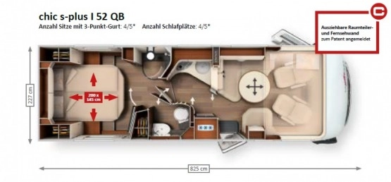                         Camper  Carthago  Chic S-Plus I 52 QB   nowy , lipiec 2020r - zdjęcie 7
                        