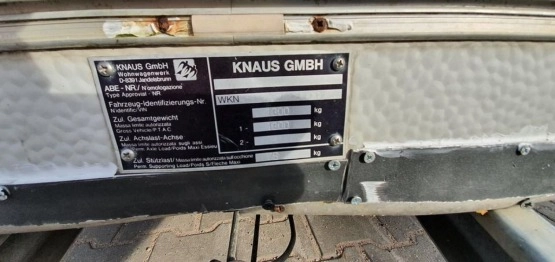                         Przyczepa kempingowa Knaus 1991 r. DMC 1300kg - zdjęcie 5
                        