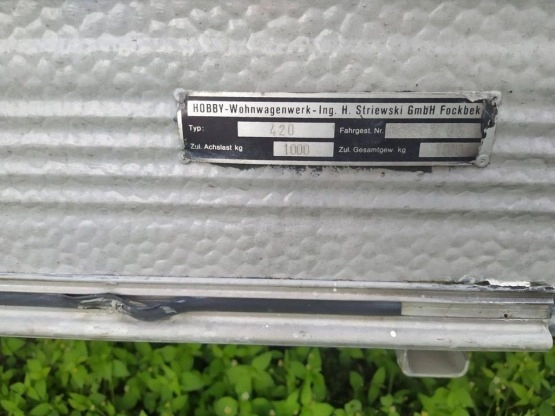                         Przyczepa Hobby 420 - zdjęcie 9
                        