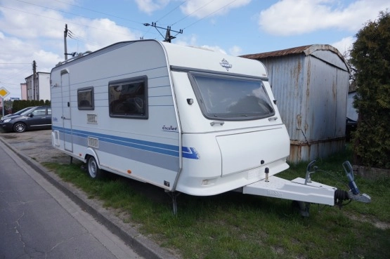                         Przyczepa Hobby Excellent 495 2003r. Mover Stan BDB Zarej.  - zdjęcie 1
                        