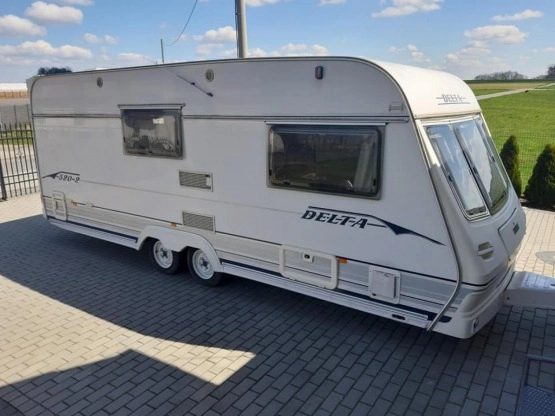                         Przyczepa LUNAR DELTA 520 w pełni sprawna, przedsionek, możliwy transport - zdjęcie 1
                        