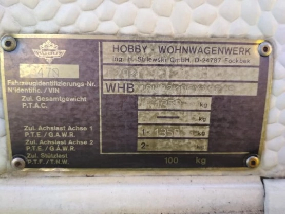                         Przyczepa Hobby 1999 - zdjęcie 21
                        