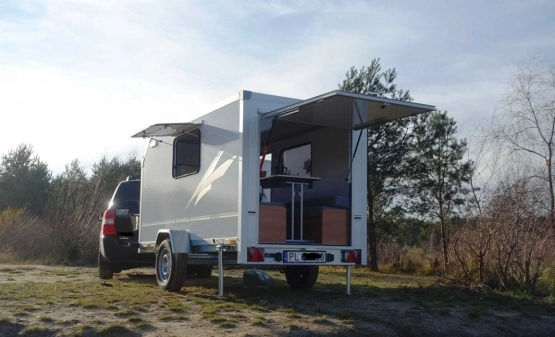                         Everest miniCAMP Przyczepa kempingowa micro Nowa OFF-ROAD od ręki - zdjęcie 7
                        