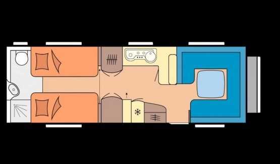                         Przyczepa kempingowa Hobby 720 WLC PRESTIGE - zdjęcie 2
                        