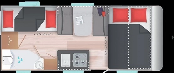                         Przyczepa kempingowa Sterckeman EASY 496PE   - zdjęcie 6
                        