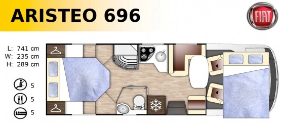                         Kamper Benimar Aristeo 696 - zdjęcie 11
                        