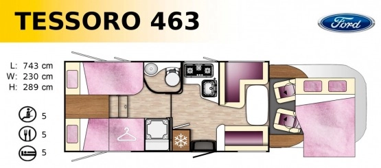                         Kamper Benimar Tessoro 463 - zdjęcie 18
                        