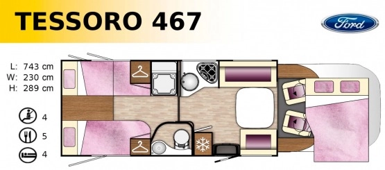                         Kamper Benimar Tessoro 467 - zdjęcie 19
                        