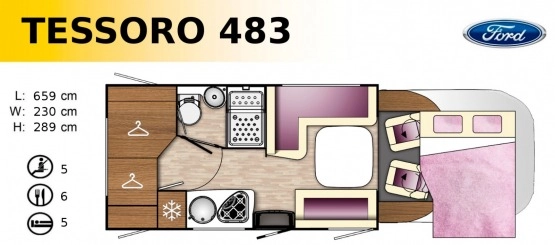                         Kamper Benimar Tessoro 483 - zdjęcie 16
                        