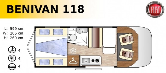                         Kamper Blaszak Benimar Benivan 118 - zdjęcie 14
                        