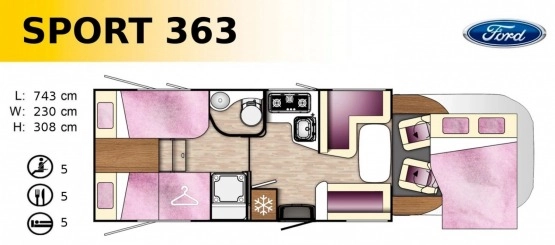                         KAMPER CAMPER BENIMAR SPORT 363 KEMPINGOWY 2019 - zdjęcie 6
                        