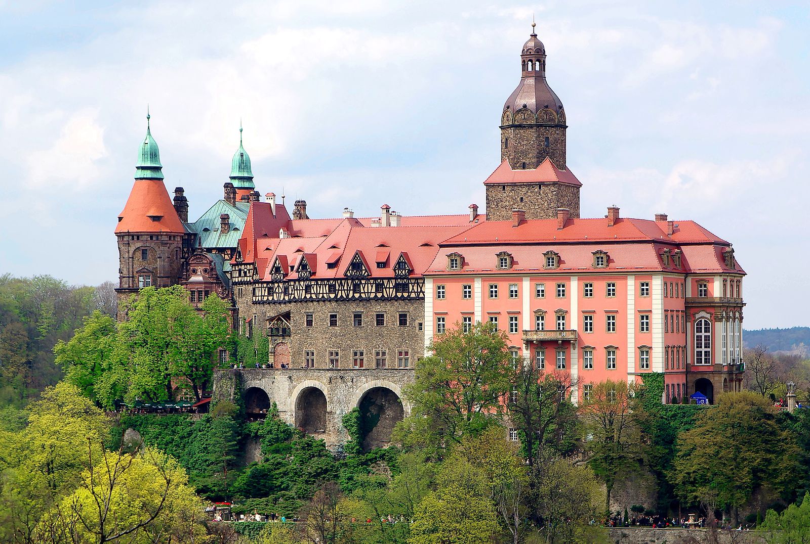 Góry Sowie atrakcje - Zamek Książ w Wałbrzychu 