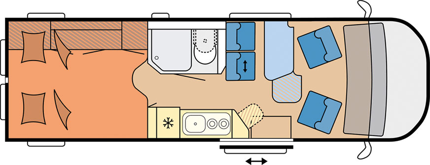 Design, komfort i bezpieczeństwo. Kampervan Hobby na VW Crafterze 2