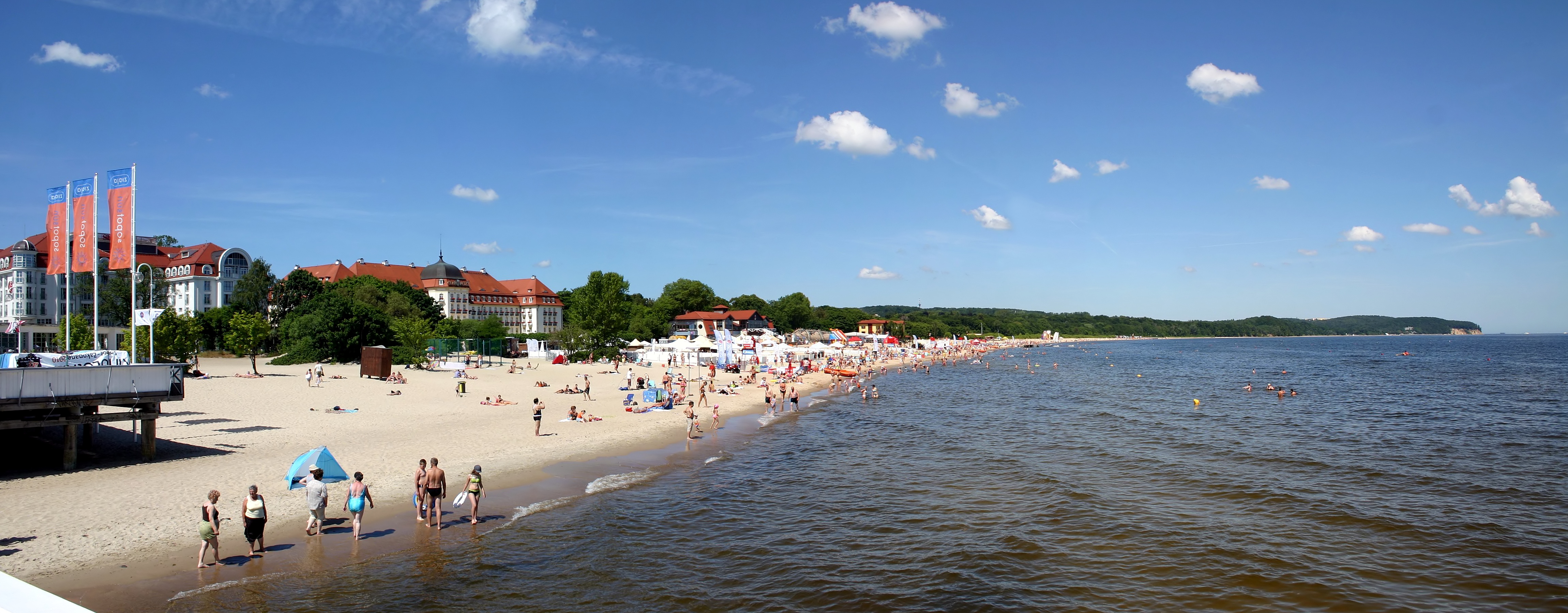 Najpiękniejsze polskie plaże - plaża w Sopocie 