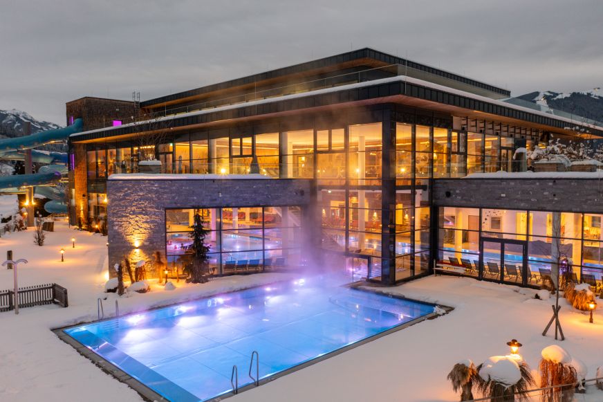 Camping Woferlgut - widok zimą