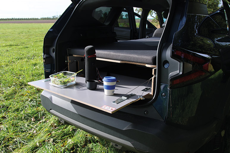 Przetestowałem Bigstera z łóżkiem w bagażniku 2