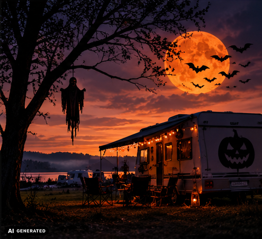 Halloween 2026 na kempingu