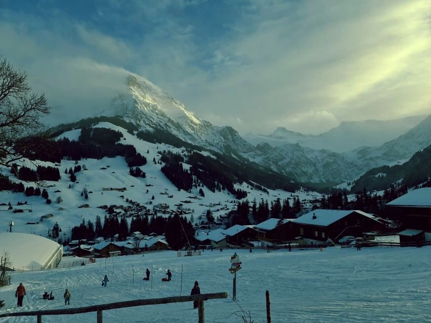 Kamperem na narty do Szwajcarii 1