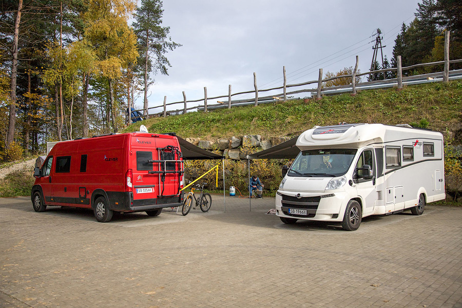 Całoroczne kamperparki w górach