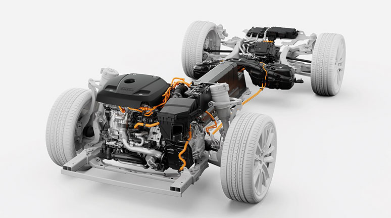 Volvo XC90 z przyczepą kempingową Hobby Maxia 3